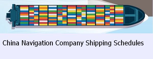 China Navigation Company shipping schedule