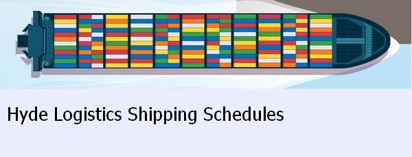 Hyde Logistics Delivery Schedule