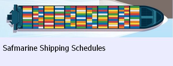 Safmarine Delivery Schedule