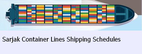 Harmonogram přepravy kontejnerových linek Sarjak