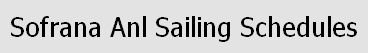 Jadual pelayaran Sofrana ANL