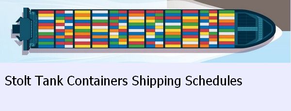 Shipping Schedule for Stolt Tank Containers