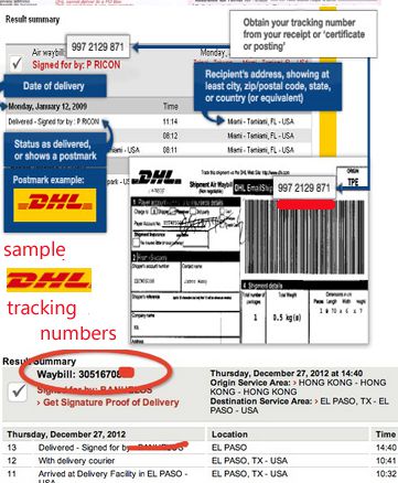 dhl courier tracking